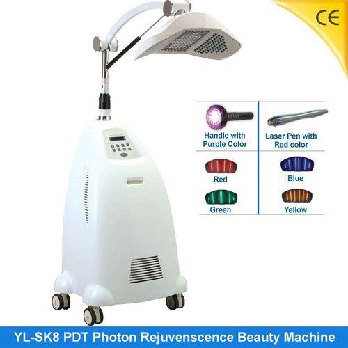 লাল, হলুদ আলো ফোটন LED স্কিন নবজীবন / Lipo লেজার ওজন কমানোর মেশিন YL-SK8